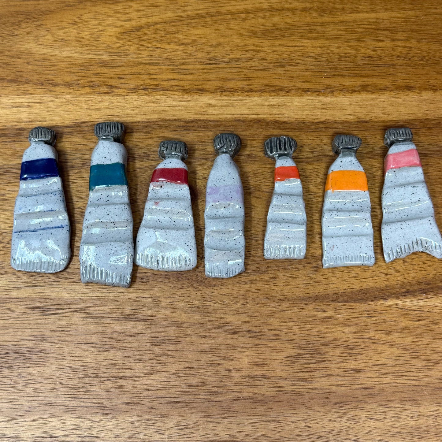 Gray tube brush rests